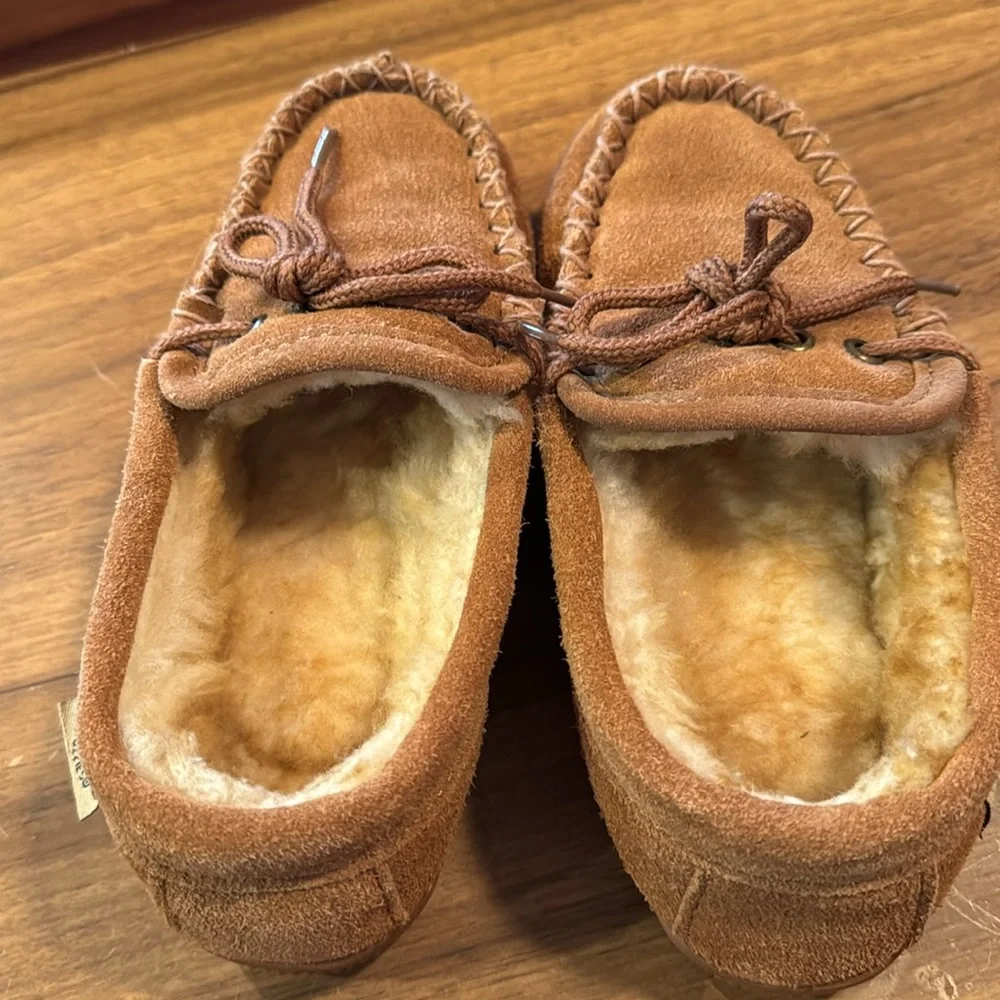 RJ’S Fozzies Kids Suede Moccasins. Size 1